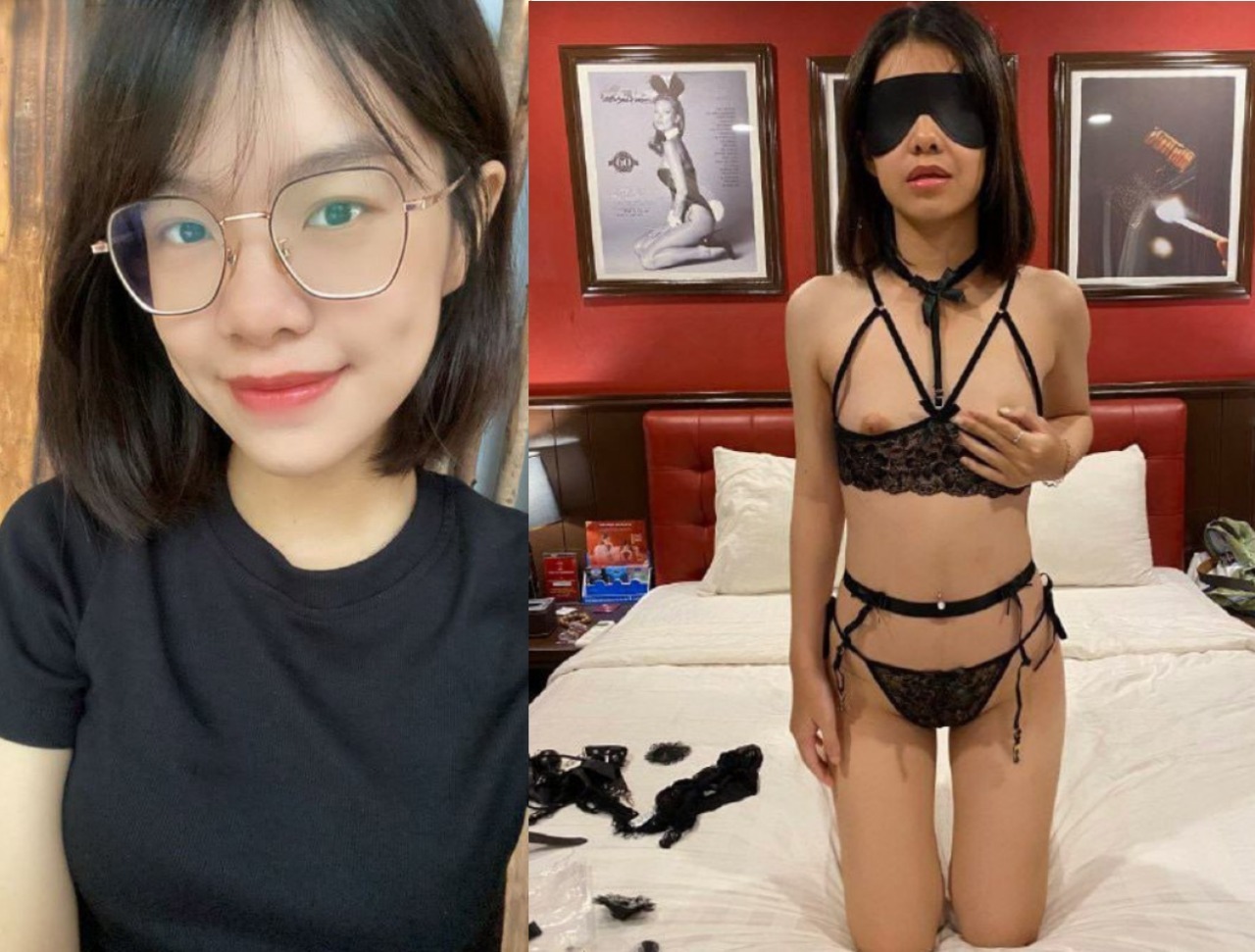Clip sex không che ép em sinh viên quan hệ