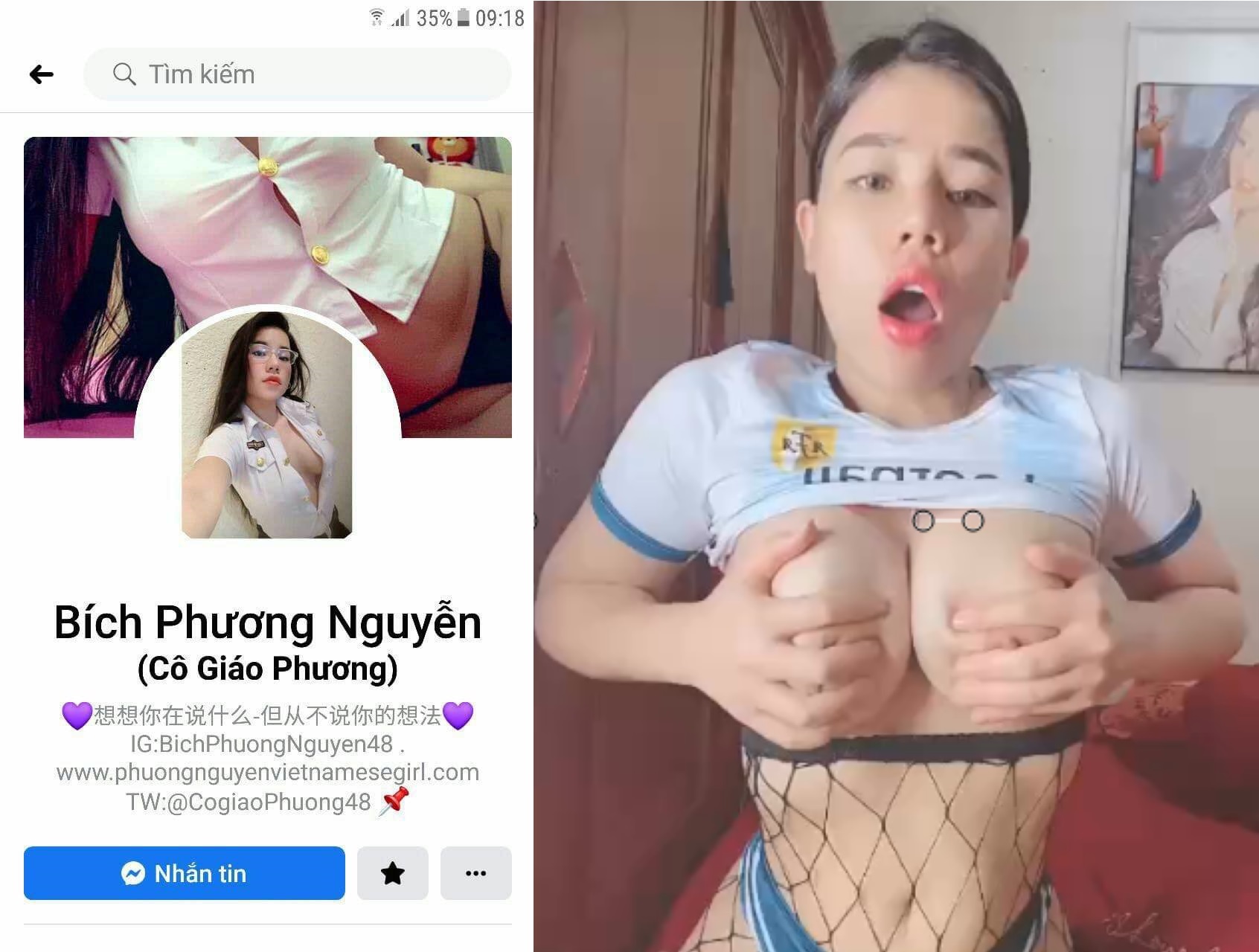 Cô Bích Phương dạy chịch cuồng si mê