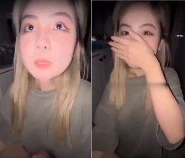Em sinh viên tóc nâu BJ doggy như chuyên gia