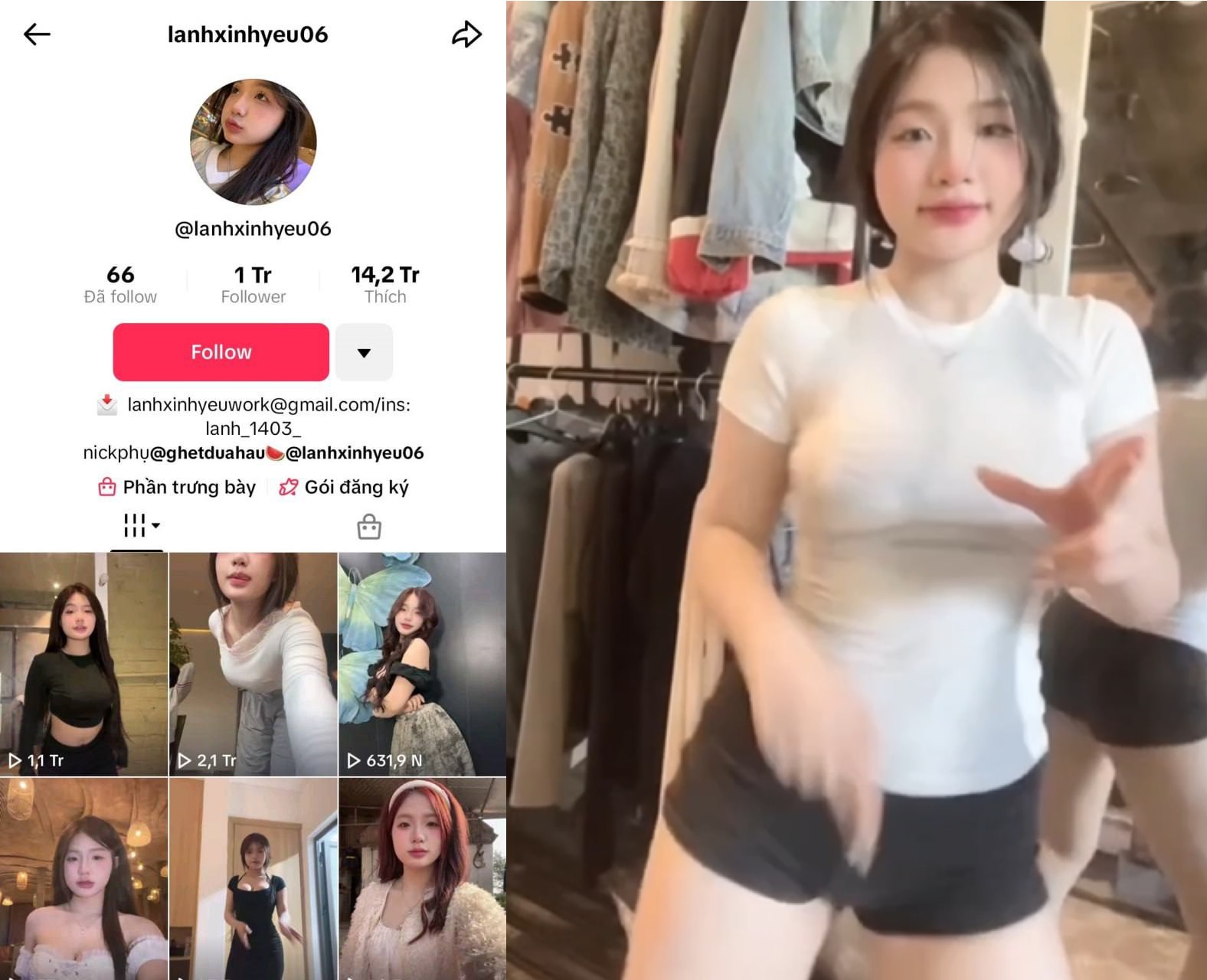 Gymer mông căng kiểu doggy thỏa mãn anh ơi