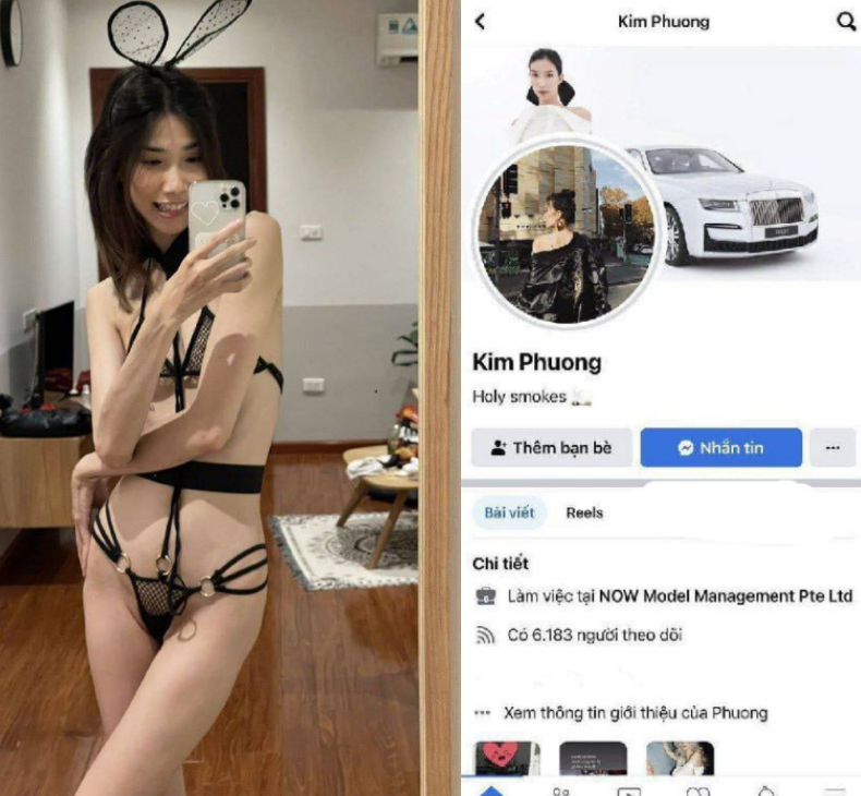 Kim Phuong bị bắt gặp trong clip nóng bỏng không thể rời mắt