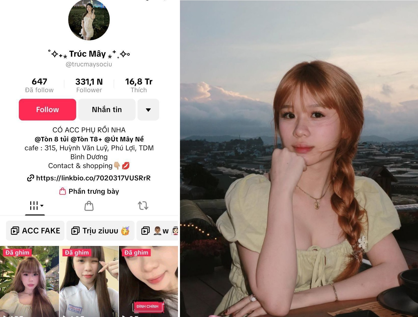 Lộ bí mật tình dục của Trúc Mây TikToker nóng bỏng