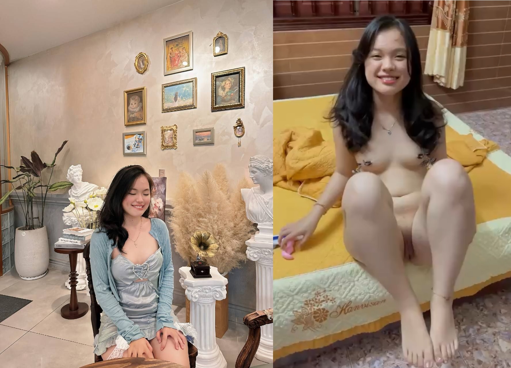 Quá dâm đãng móc ra đụ liền tay